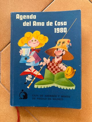 Agenda Vintage Caja Madrid 1980