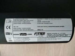 Bicicleta Indoor/Spinning Fytter RI-09R
