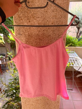 Top rosa palo Talla S