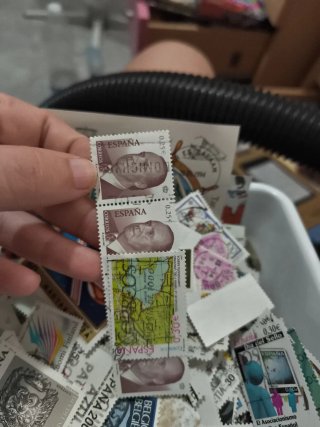 Lote mas de 100 sellos antiguos