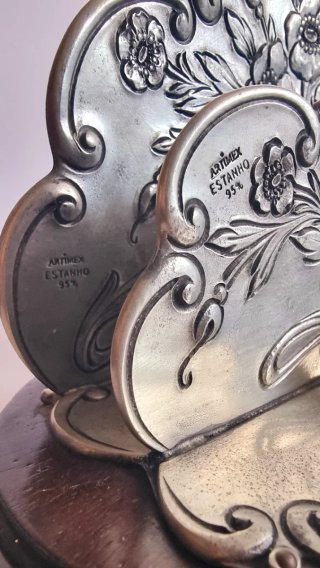 Escribanía vintage de estaño Artimex (95% Estanho)