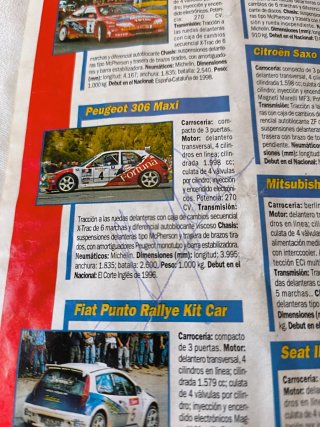 Auto Hebdo Sport 789 + Guía Rallyes 2000 +7 FIRMAS