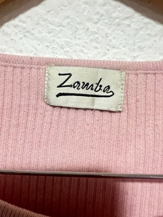 Talla L. Jersey de punto, rosa chicle ZAMBA
