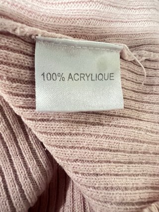 Talla L. Jersey de punto, rosa chicle ZAMBA