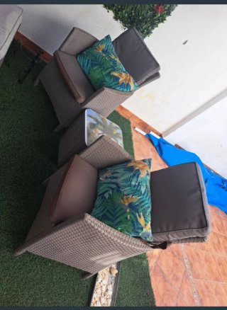 Conjunto de muebles de exterior