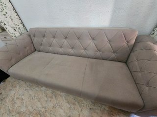 Sofá Cama 3 Plazas Estilo Chester con Almacenaje