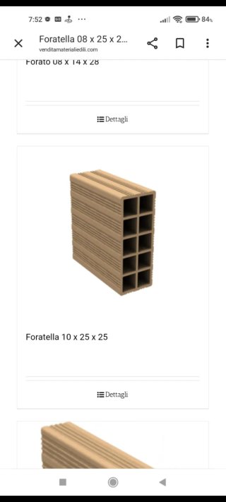 Materiale edile vario