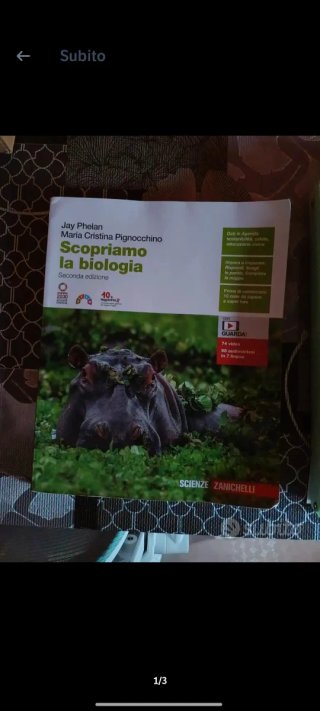 Libro di biologia : scopriamo la biologia