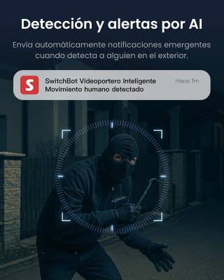 Videoportero SwitchBot 2K WiFi con Pantalla