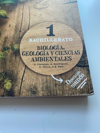 Libro Biología 1º de Bachillerato