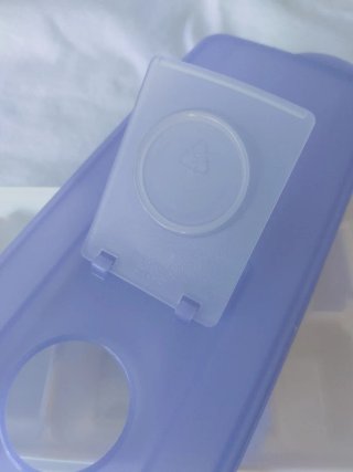 Cubitera para hielo Tupperware plástico morado