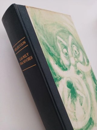 Libro antiguo las mil y una noche