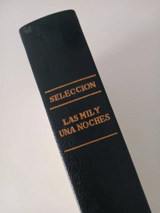 Libro antiguo las mil y una noche