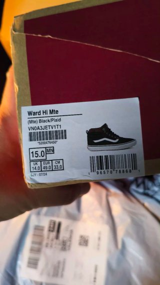 Vans Ward Hi MTE talla 49