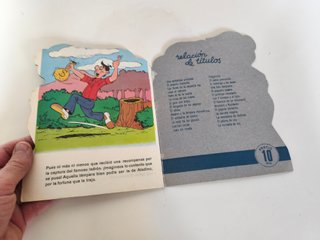 Una feliz desgracia, cuento troquelado 1975
