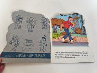 Una feliz desgracia, cuento troquelado 1975