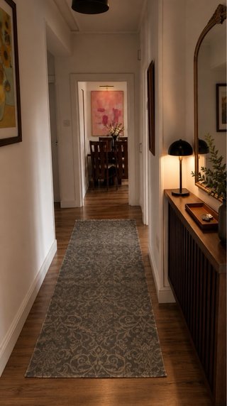 Alfombra de pasillo Zara Home estilo vintage