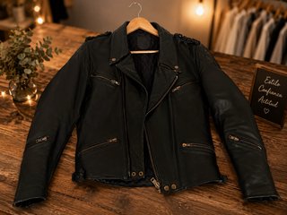Chaqueta Motera de piel