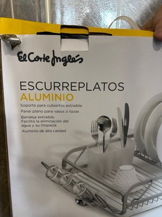 Escurreplatos de el corte ingles