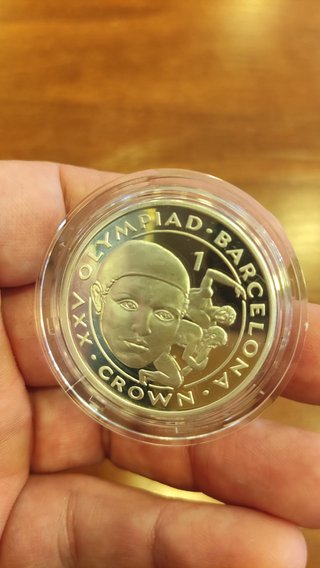 Moneda Plata .925 28,55 gramos Gibraltar 38,6 mm
