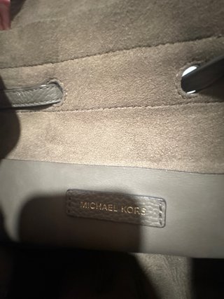 Mochila Michael Kors Piel Gris