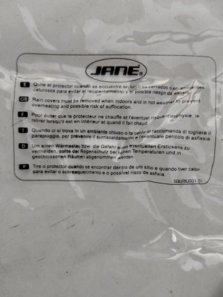 Funda protectora Jané transparente