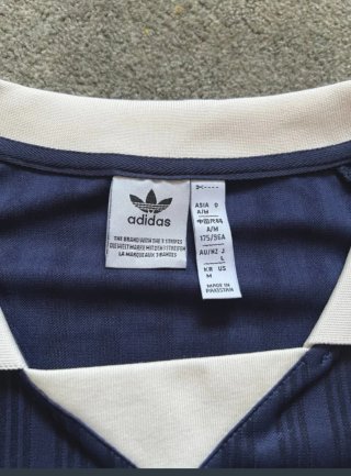 Camiseta Adidas Retro Azul Talla M