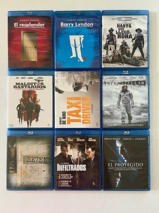 Lote 9 Películas Blu-ray Culto y Thriller