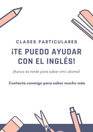 Clases Particulares de Inglés (Online) Móstoles