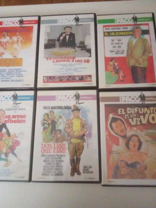 6 DVD  Paco Martínez Soria con sus mejores películ