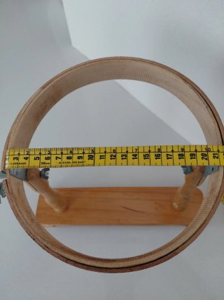 Tambor de bordar vintage 22cm