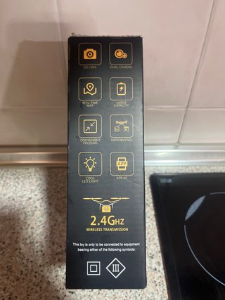 Dron E88 NOVA Inteligente Negro