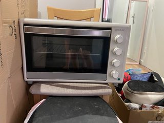 Horno plateado nuevo