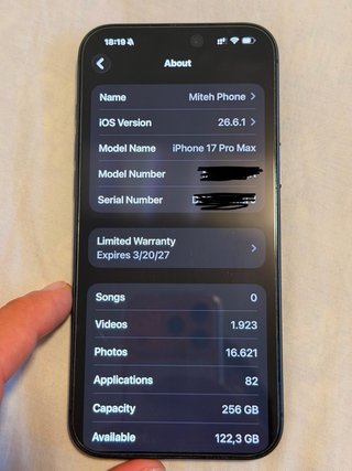Iphone 17 pro max
