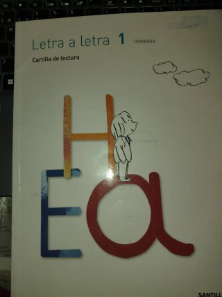 Letra a letra, 1 Primaria cartilla de lectura