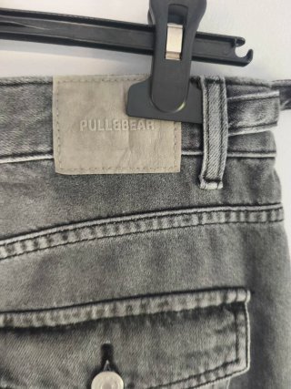 Calças de ganga cinzentas Pull&Bear M