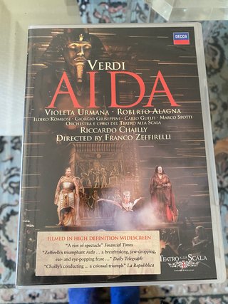 DVD Verdi Aida Nuevo