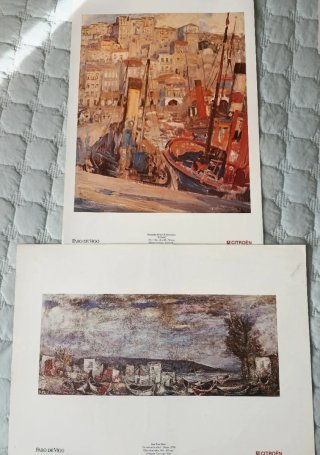 Láminas antiguas reproducciones arte Faro de Vigo