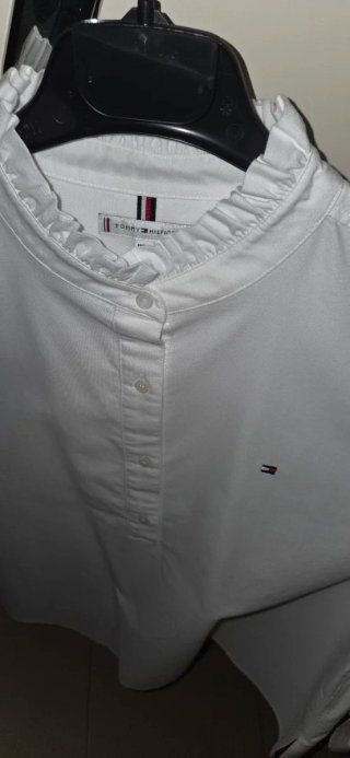 Camisa Tommy Hilfiger Algodón Blanca de Osford.