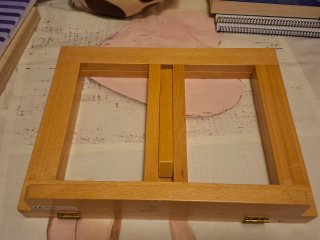 Atril de mesa de madera