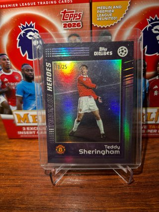 Carta Topps Premier League Teddy Sheringham 18/25