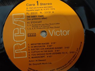 Al Stewart The Early Years LP 1978 España