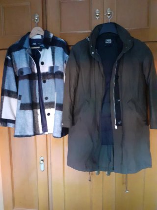 Chaquetón y Chaqueta de zara