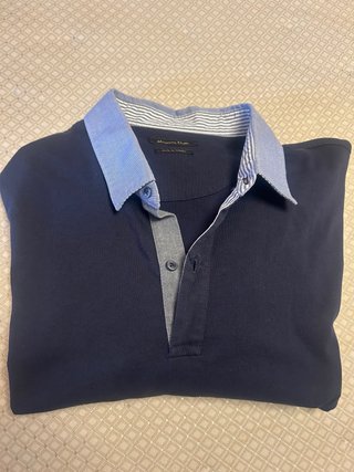 Polo Massimo Dutti Azul Marino