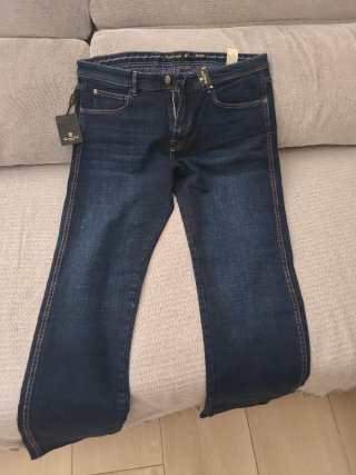 Pantalón Massimo Dutti Talla 44 Vaquero Azul Nuevo