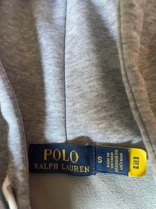 Felpa Ralph Lauren Grigia Zip