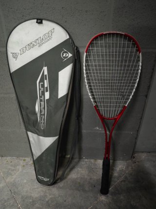 Raqueta de Squash Dunlop con funda