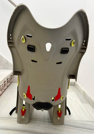 Silla bici niño gris/verde