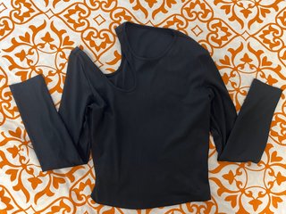 Camiseta manga larga negra