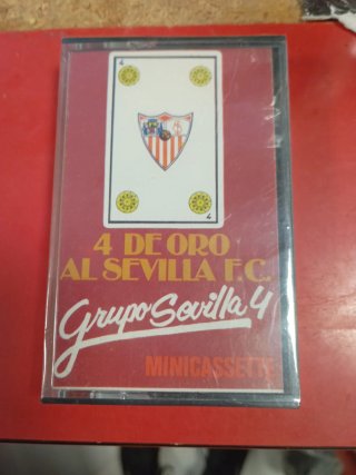 Minicassette 4 de Oro al Sevilla F.C. precintada